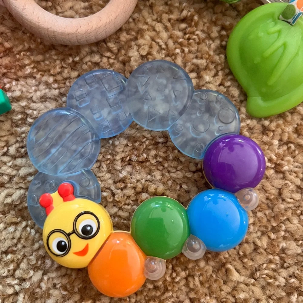 Colorful Baby Rattle and Teether Set - Picture 2 of 6